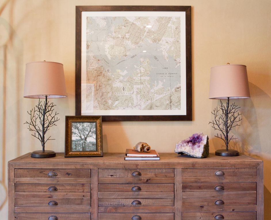 Escondido Custom Lake LBJ Map Detail Sales Center and Library